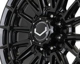 20" Vossen HFX5 Gloss Black 20x9 Wheels Fits Chevy Silverado HD 2001-2010