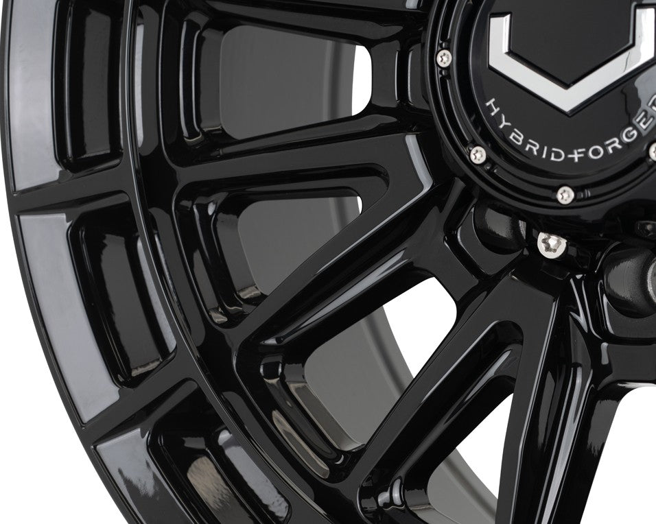 20" Vossen HFX5 Gloss Black 20x9 Wheels Fits Chevy Silverado 2500HD 3500HD