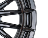 22" Vossen HFX5 Gloss Black 22x10 Wheels Fits Chevy Silverado HD 2001-2010