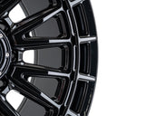 22" Vossen HFX5 Gloss Black 22x10 Concave Wheels Rims Fits RAM 2500 3500
