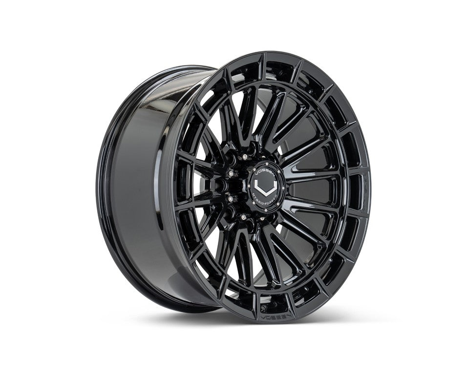 20" Vossen HFX5 Gloss Black 20x10 Concave Wheels Rims Fits Dodge Ram 2500 3500