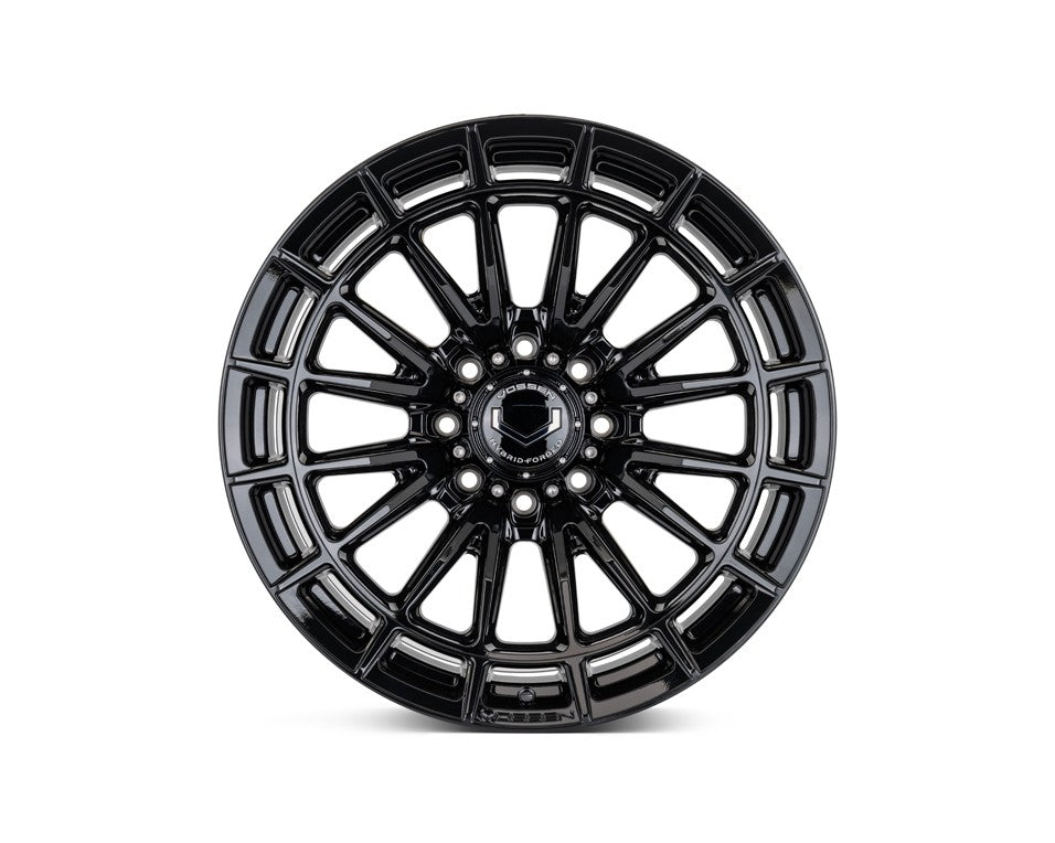 22" Vossen HFX5 Gloss Black 22x12 Concave Wheels Rims Fits RAM 2500 3500