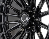 22" Vossen HFX5 Gloss Black 22x12 Concave Wheels Fits GMC Sierra HD 2001-2010