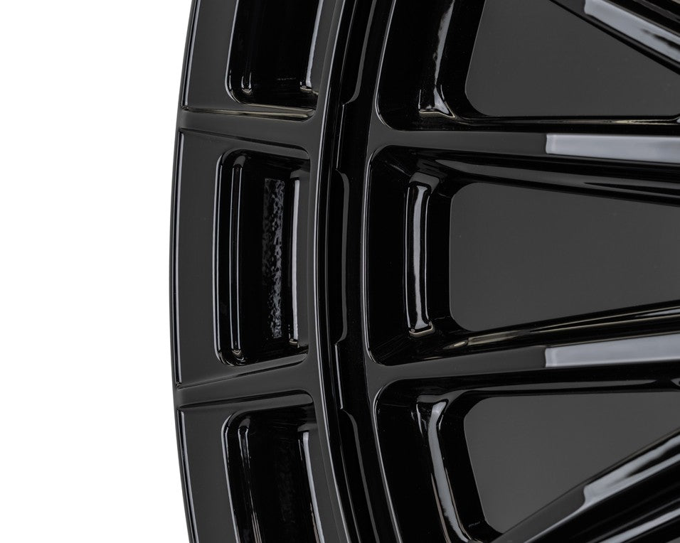 24" Vossen HFX5 Gloss Black 24x12 Concave Wheels Fits Ford F250 F350 Super Duty