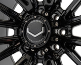 24" Vossen HFX5 Gloss Black 24x12 Concave Wheels Fits GMC Sierra HD 2001-2010
