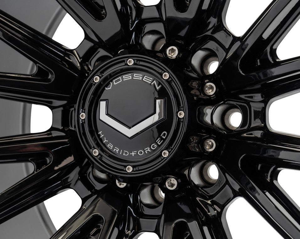 22" Vossen HFX5 Gloss Black 22x12 Wheels Fits Chevy Silverado HD 2001-2010