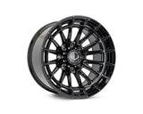 24" Vossen HFX5 Gloss Black 24x12 Wheels Fits Chevy Silverado 2500HD 3500HD