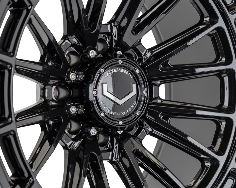 24" Vossen HFX5 Gloss Black 24x12 Concave Wheels Rims Fits Dodge Ram 2500 3500