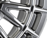 22" Vossen HFX5 Hyper Gunmetal 22x12 Wheels Fits Chevy Silverado HD 2001-2010