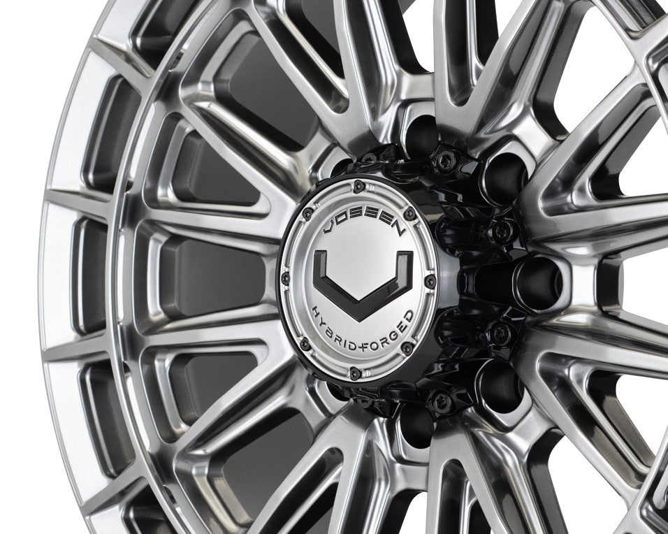 22" Vossen HFX5 Hyper Gunmetal 22x10 Wheels Fits GMC Sierra 2500HD 3500HD