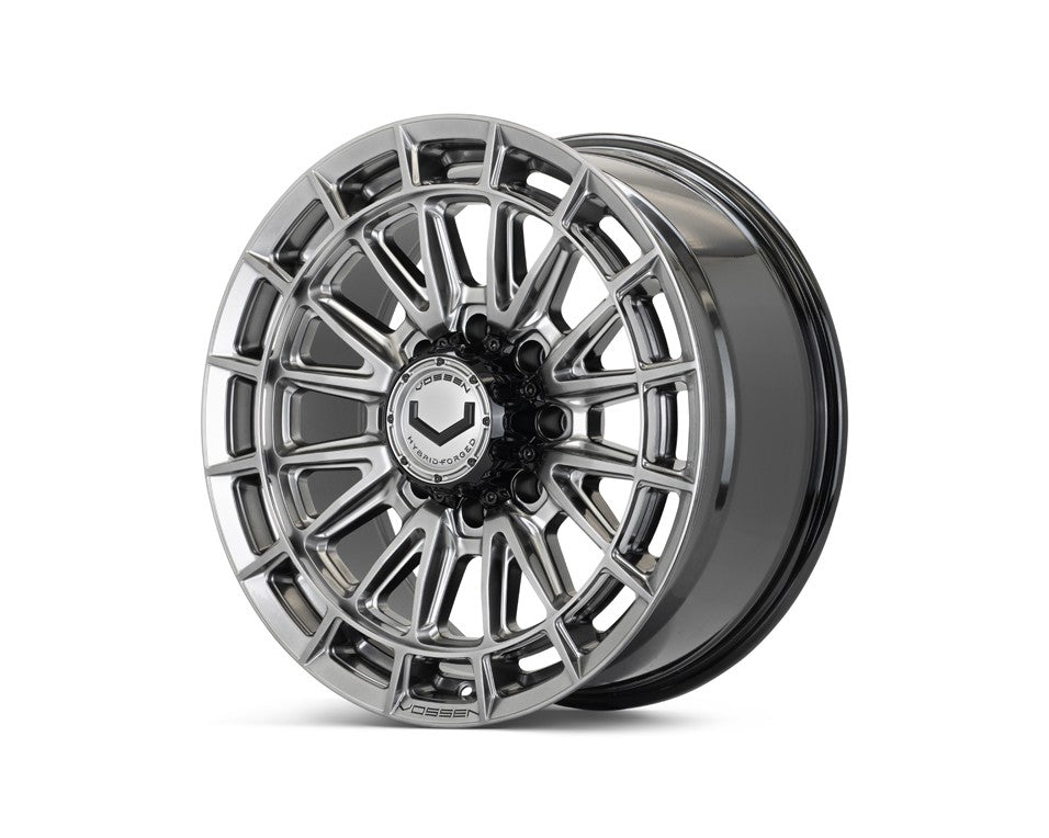 22" Vossen HFX5 Hyper Gunmetal 22x10 Wheels Fits Chevy Silverado HD 2001-2010