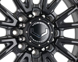 20" Vossen HFX5 Satin Black 20x9 Concave Wheels Rims Fits RAM 2500 3500