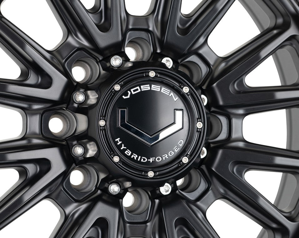 20" Vossen HFX5 Satin Black 20x9 Wheels Fits Chevy Silverado 2500HD 3500HD