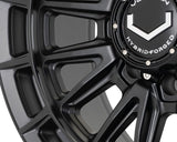 20" Vossen HFX5 Satin Black 20x9 Concave Wheels Rims Fits Dodge Ram 2500 3500
