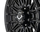 20" Vossen HFX5 Satin Black 20x9 Concave Wheels Fits GMC Sierra HD 2001-2010