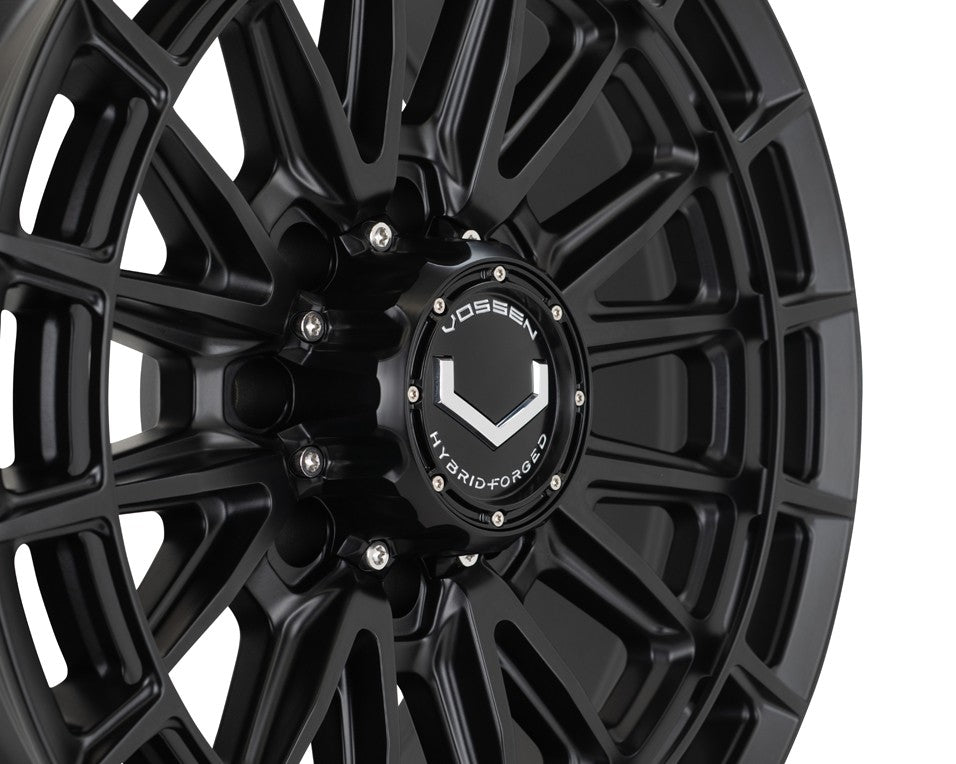 20" Vossen HFX5 Satin Black 20x9 Wheels Fits Chevy Silverado HD 2001-2010