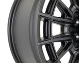 20" Vossen HFX5 Satin Black 20x9 Concave Wheels Fits GMC Sierra HD 2001-2010