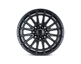 22" Vossen HFX5 Satin Black 22x10 Wheels Fits Chevy Silverado 2500HD 3500HD