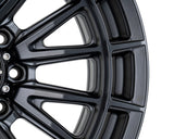 20" Vossen HFX5 Satin Black 20x10 Wheels Fits Chevy Silverado 2500HD 3500HD