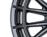 22" Vossen HFX5 Satin Black 22x10 Wheels Fits Chevy Silverado HD 2001-2010