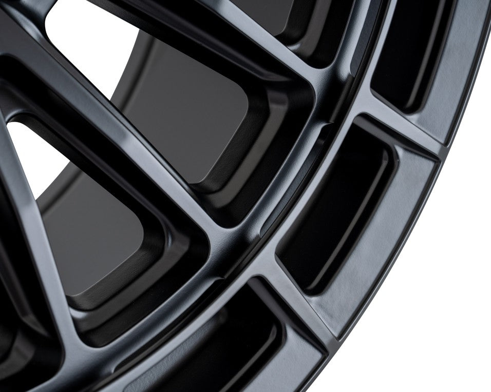 22" Vossen HFX5 Satin Black 22x10 Concave Wheels Rims Fits Dodge Ram 2500 3500