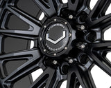 20" Vossen HFX5 Satin Black 20x10 Concave Wheels Fits Ford F250 F350 Super Duty