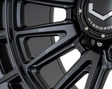 20" Vossen HFX5 Satin Black 20x10 Concave Wheels Fits GMC Sierra 2500HD 3500HD