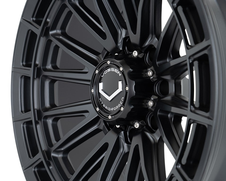 22" Vossen HFX5 Satin Black 22x10 Concave Wheels Rims Fits Dodge Ram 2500 3500