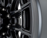 22" Vossen HFX5 Satin Black 22x10 Wheels Fits Chevy Silverado HD 2001-2010
