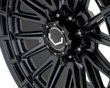 22" Vossen HFX5 Satin Black 22x10 Concave Wheels Rims Fits Dodge Ram 2500 3500