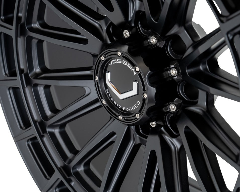20" Vossen HFX5 Satin Black 20x10 Concave Wheels Rims Fits Dodge Ram 2500 3500