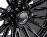 24" Vossen HFX5 Satin Black 24x12 Concave Wheels Rims Fits RAM 2500 3500