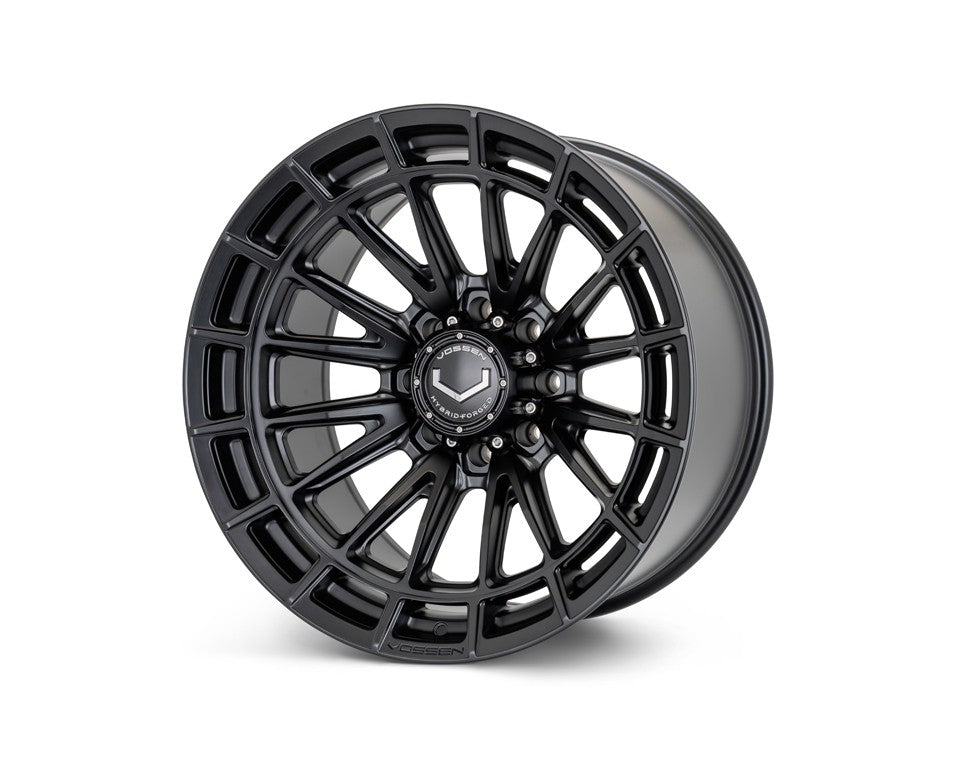 24" Vossen HFX5 Satin Black 24x12 Concave Wheels Fits GMC Sierra 2500HD 3500HD