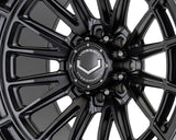 22" Vossen HFX5 Satin Black 22x12 Concave Wheels Rims Fits Dodge Ram 2500 3500