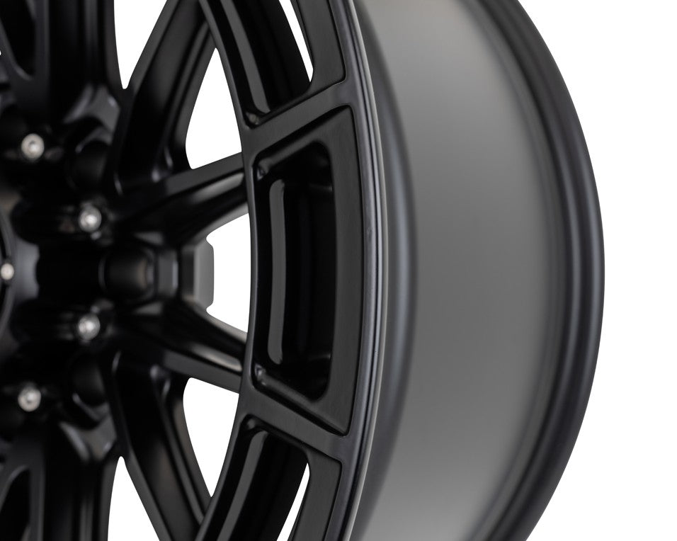 22" Vossen HFX5 Satin Black 22x12 Concave Wheels Rims Fits Dodge Ram 2500 3500