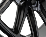 24" Vossen HFX5 Satin Black 24x12 Concave Wheels Fits Ford F250 F350 Super Duty