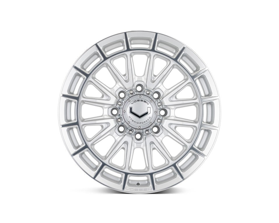 20" Vossen HFX5 Silver Polished 20x9 Concave Wheels Rims Fits RAM 2500 3500