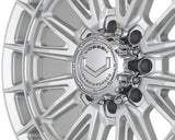 20" Vossen HFX5 Silver Polished 20x9 Concave Wheels Rims Fits RAM 2500 3500