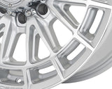 20" Vossen HFX5 Silver Polished 20x9 Wheels Fits Chevy Silverado 2500HD 3500HD
