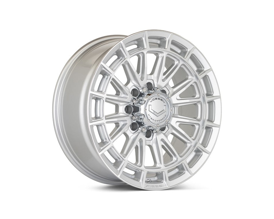 20" Vossen HFX5 Silver Polished 20x9 Wheels Fits Ford F250 F350 Super Duty