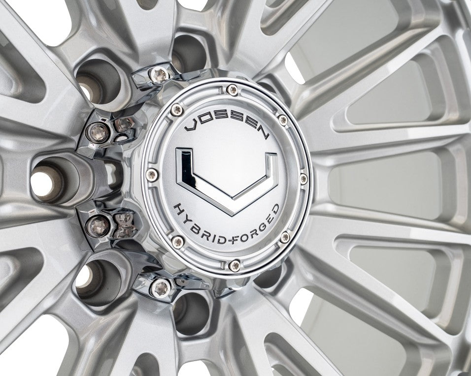 22" Vossen HFX5 Silver Polished 22x10 Wheels Fits Chevy Silverado HD 2001-2010