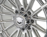22" Vossen HFX5 Silver Polished 22x10 Wheels Fits Chevy Silverado HD 2001-2010