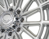 20" Vossen HFX5 Silver Polished 20x10 Wheels Fits Chevy Silverado 2500HD 3500HD