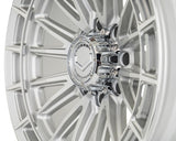 20" Vossen HFX5 Silver Polished 20x10 Wheels Fits Chevy Silverado 2500HD 3500HD