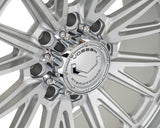 22" Vossen HFX5 Silver Polished 22x10 Wheels Fits GMC Sierra 2500HD 3500HD