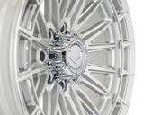 22" Vossen HFX5 Silver Polished 22x10 Wheels Fits GMC Sierra 2500HD 3500HD