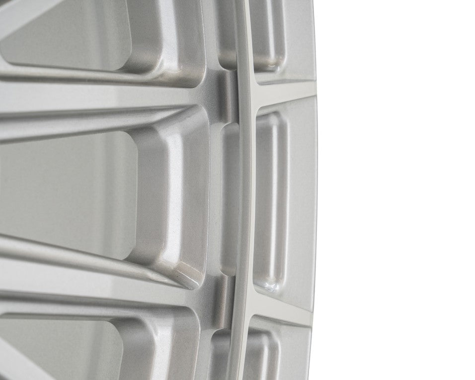 20" Vossen HFX5 Silver Polished 20x10 Wheels Fits Chevy Silverado 2500HD 3500HD