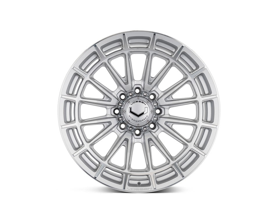 24" Vossen HFX5 Silver Polished 24x12 Wheels Fits Ford F250 F350 Super Duty