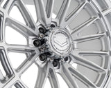 24" Vossen HFX5 Silver Polished 24x12 Wheels Fits Chevy Silverado HD 2001-2010