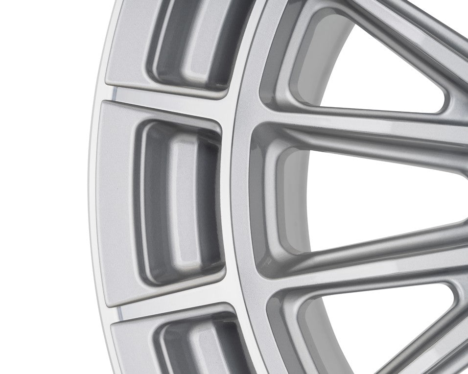 22" Vossen HFX5 Silver Polished 22x12 Wheels Fits Chevy Silverado 2500HD 3500HD